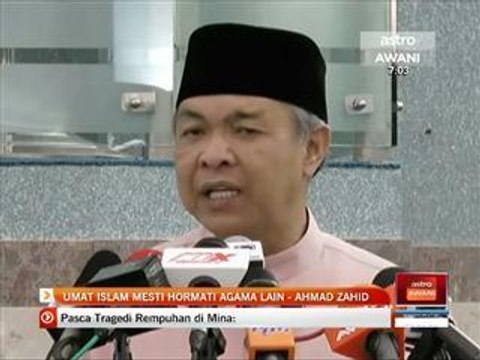 Umat Islam mesti hormati agama lain - Ahmad Zahid