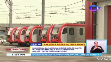 Biyahe mula Baclaran hanggang Bacoor, Cavite, inaasahang mas bibilis... | BT