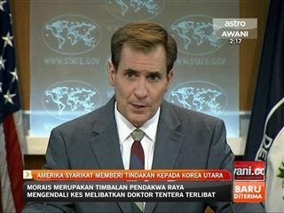 Amerika Syarikat memberi tindakan kepada Korea Utara