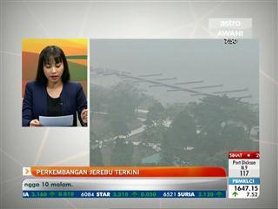 Perkembangan jerebu terkini