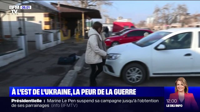 Conflit Russie-Ukraine: des Ukrainiens fuient l'Est de leur pays