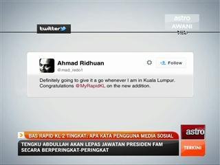 Bas Rapid KL 2 tingkat: Apa kata pengguna sosial