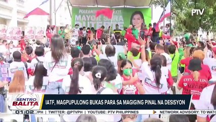 Metro Manila Council, irerekomenda sa IATF na ibaba na sa Alert level 1 ang NCR; IATF, magpupulong bukas para sa magiging pinal na desisyon