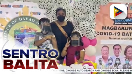 Higit 200 na magulang sa Davao Occidental, pinabakunahan ang kanilang mga anak vs. COVID-19