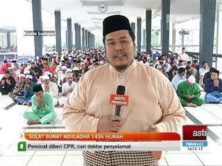 Solat Sunat Aidiladha 1436 Hijrah