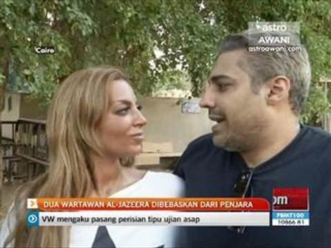 Dua wartawan Al-Jazeera dibebaskan dari penjara