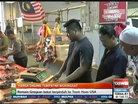 Harga daging tempatan meningkat