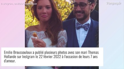 Descargar video: Thomas Hollande et Emilie Broussouloux, 7 ans d'amour : baiser passionné et photos intimes inédites