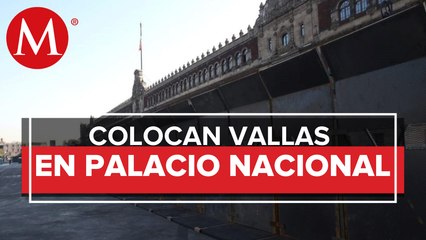 Palacio Nacional es blindado por el 8 de marzo u otras causas que no sabemos