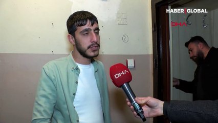Diyarbakır Yenişehir'de hırsızlar girdikleri dairede bir şey bulamayınca kapıyı çaldılar