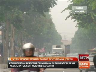 Angin Monsun menjadi faktor penyumbang jerebu