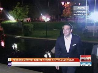 Perdana Menteri Greece terima penyerahan tugas