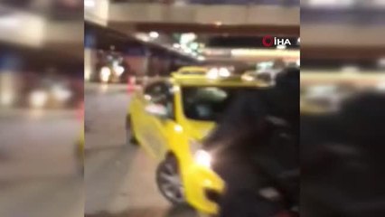 Sabiha Gökçen'de kahya dehşeti... Yolcu ve taksiciye yumrukla, telsizle saldırdılar