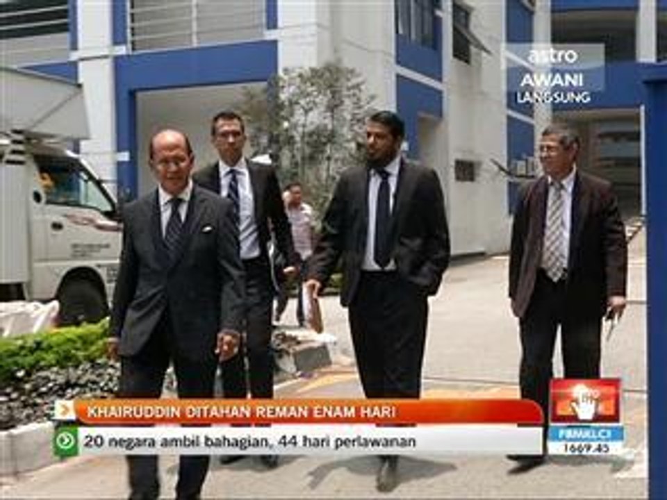 Khairuddin ditahan reman enam hari