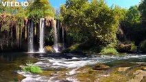 Nature Most Beautiful Waterfall Time Lapse and Music #nature #viral #relaxingmusic