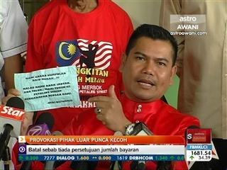 Himpunan Rakyat Bersatu: Provokasi pihak luar punca kecoh