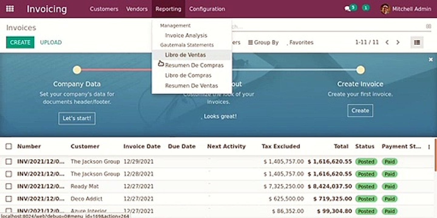 Guatemala Accounting Localization and Reports | Odoo Apps Features
