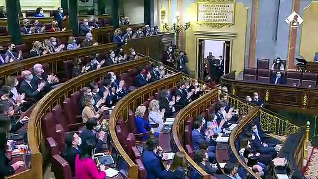 Intervención de Pablo Casado en el Congreso de los Diputados en plena crisis del PP