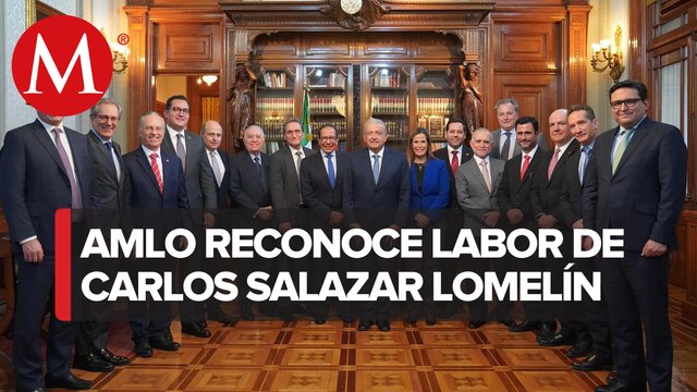 AMLO celebra coincidencias en gestión de Carlos Salazar en CCE; no todo fue miel sobre hojuelas