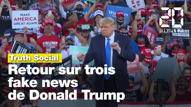 Lancement de «Truth Social»: Retour sur trois fake news propagées par Donald Trump