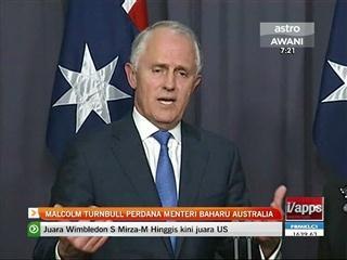 Malcolm Turnbull Perdana Menteri baharu Australia