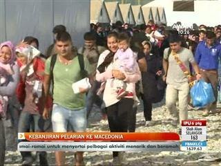 Kebanjiran pelarian ke Macedonia