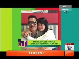 Nazim Othman menasihati Tasha Shilla sebagai rakan