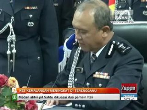 Kes kemalangan meningkat di Terengganu