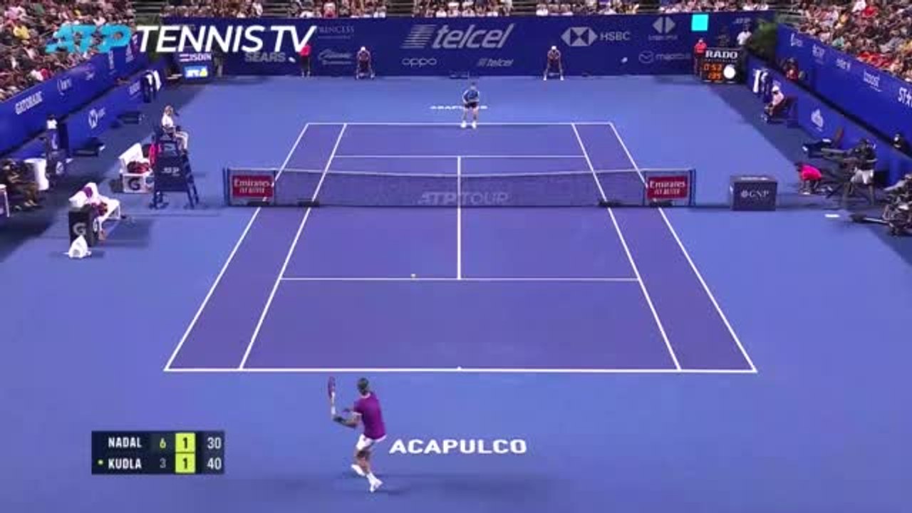 Highlights: Nadal gewinnt Acapulco-Auftakt