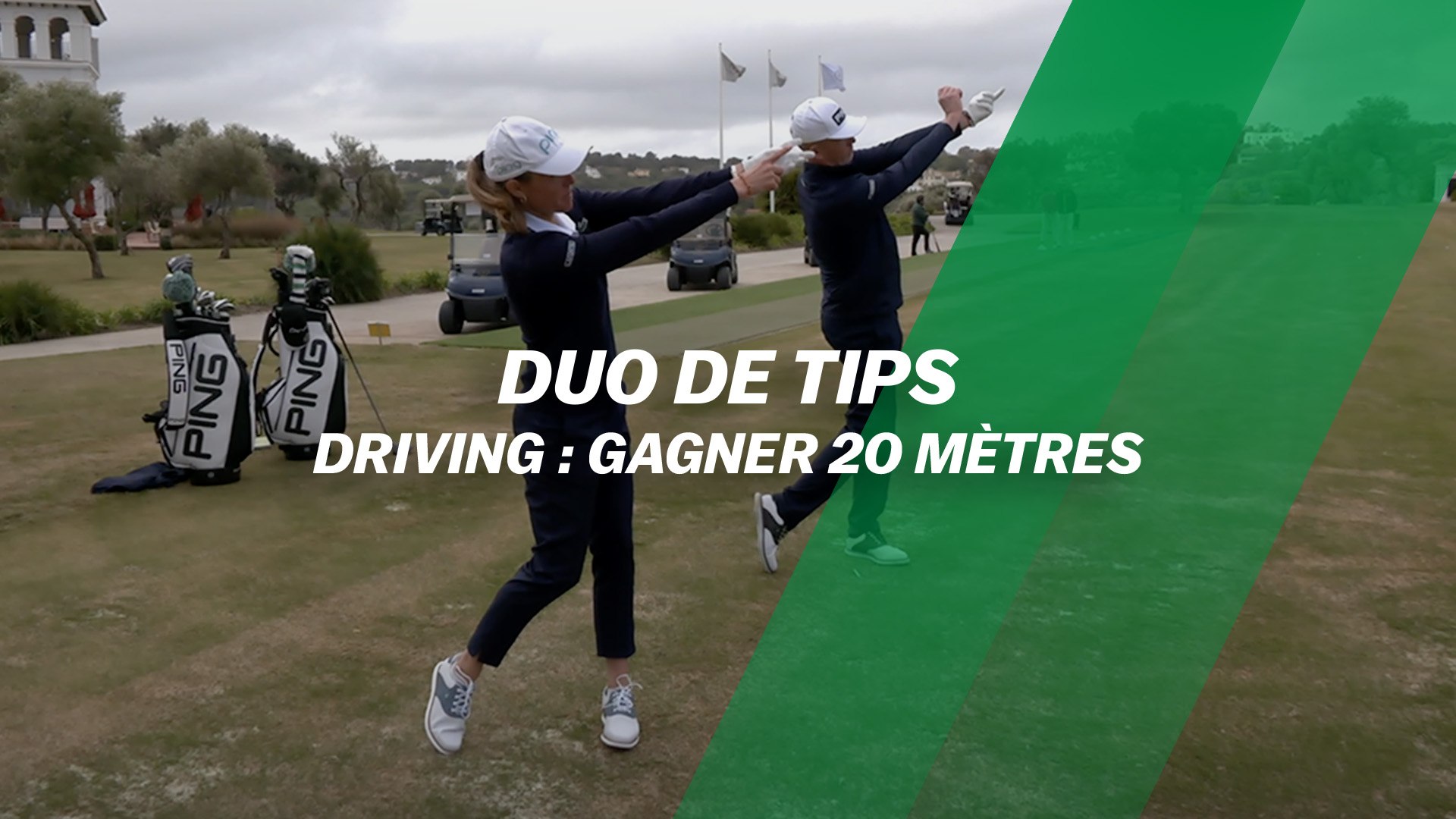 Duo de tips : Gagner 20 mètres au driving - Vidéo Dailymotion
