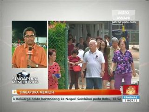 Singapura Memilih: Proses pengundian berjalan lancar