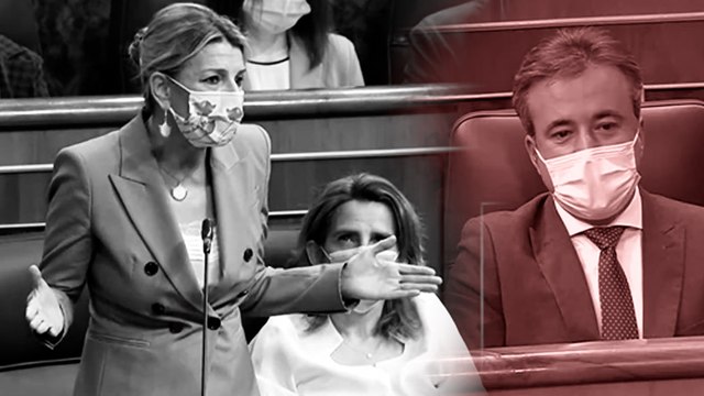 Yolanda Díaz da dos datos al sustituto de Egea