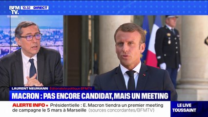 Emmanuel Macron tiendra un premier meeting de campagne le 5 mars à  Marseille - Vidéo Dailymotion