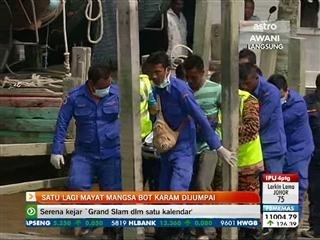 Satu lagi mayat mangsa bot karam dijumpai
