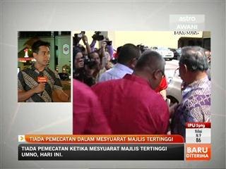 Tiada pemecatan dalam Mesyuarat Majlis Tertinggi