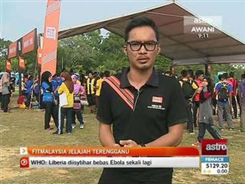 Perkembangan Fit Malaysia jelajah Terengganu setakat 9 pagi