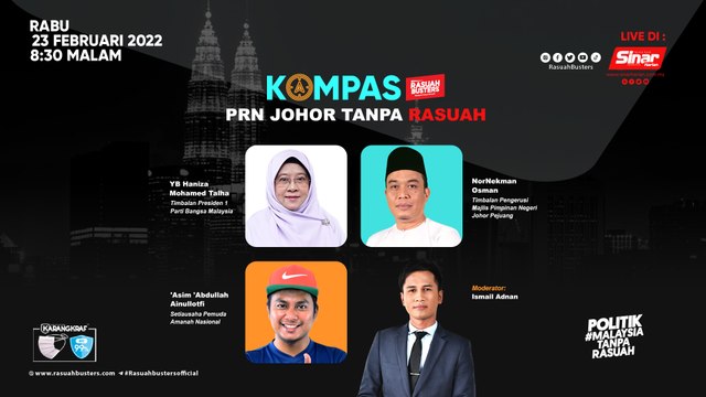 [LIVE] PRN Johor Tanpa Rasuah