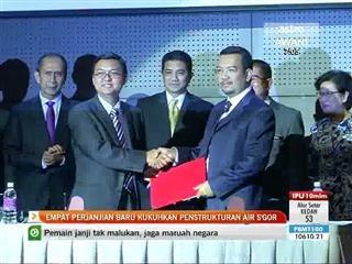 Empat perjanjian baru kukuhkan penstrukturan air Selangor