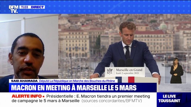 Il y a un accord de principe : le député LaREM Said Ahamada évoque le premier meeting d'Emmanuel Macron le 5 mars à Marseille