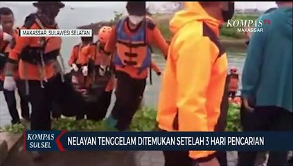 Nelayan Tenggelam Ditemukan Setelah 3 Hari Pencarian