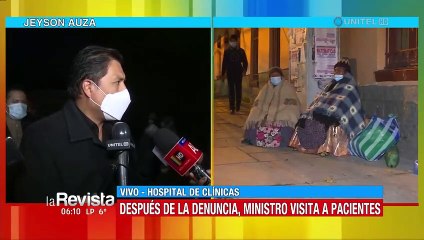 Ministro Auza visita filas de los paciente con cáncer y garantiza dos ítems para oncología