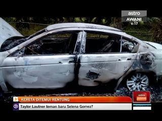 Kereta ditemui rentung di Hutan Melintang