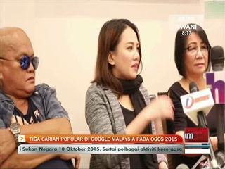 Tiga carian popular di Google Malaysia pada Ogos 2015