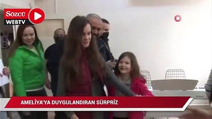 Buray'dan görme engelli Ameliya'ya duygulandıran sürpriz