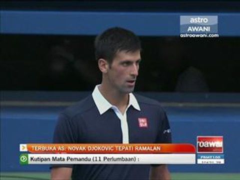Terbuka AS: Novak Djkovic tepati ramalan