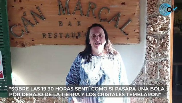 Antonia, del restaurante Can Marçal de Sa Cabaneta, en Marratxí, relata los fuertes temblores que vivió este martes