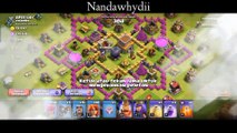 Clash Of Clans - War Play Town Hall 9 Vs Town Hall 8