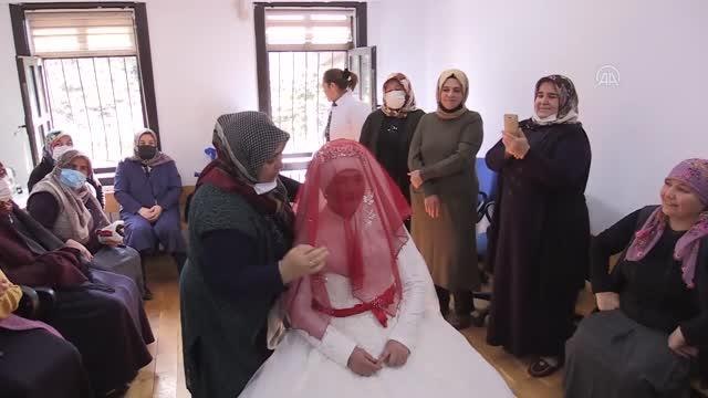 KIRIKKALE - Gelinlik giyme hayali 38 yıl sonra gerçekleştirildi