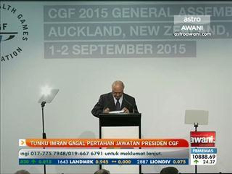 Tunku Imran gagal pertahankan jawatan Presiden CGF