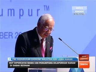 PM: Kedudukan ekonomi Malaysia kini lebih kukuh